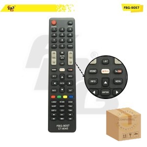 FBG-M 9057 SMART COMPATÍVEL C/ SEMP TOSHIBA YOUTUBE/NETFLIX