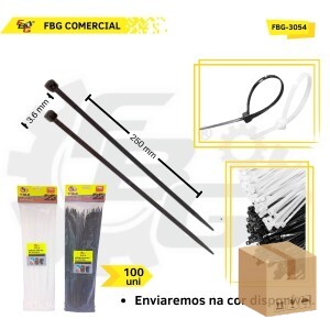 FBG-M 3054 ABRAÇADEIRA DE NYLON 250MMX3.6
